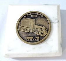 Extremely Rare Goldome Formerly Buffalo Savings Bank Marble Commemorative