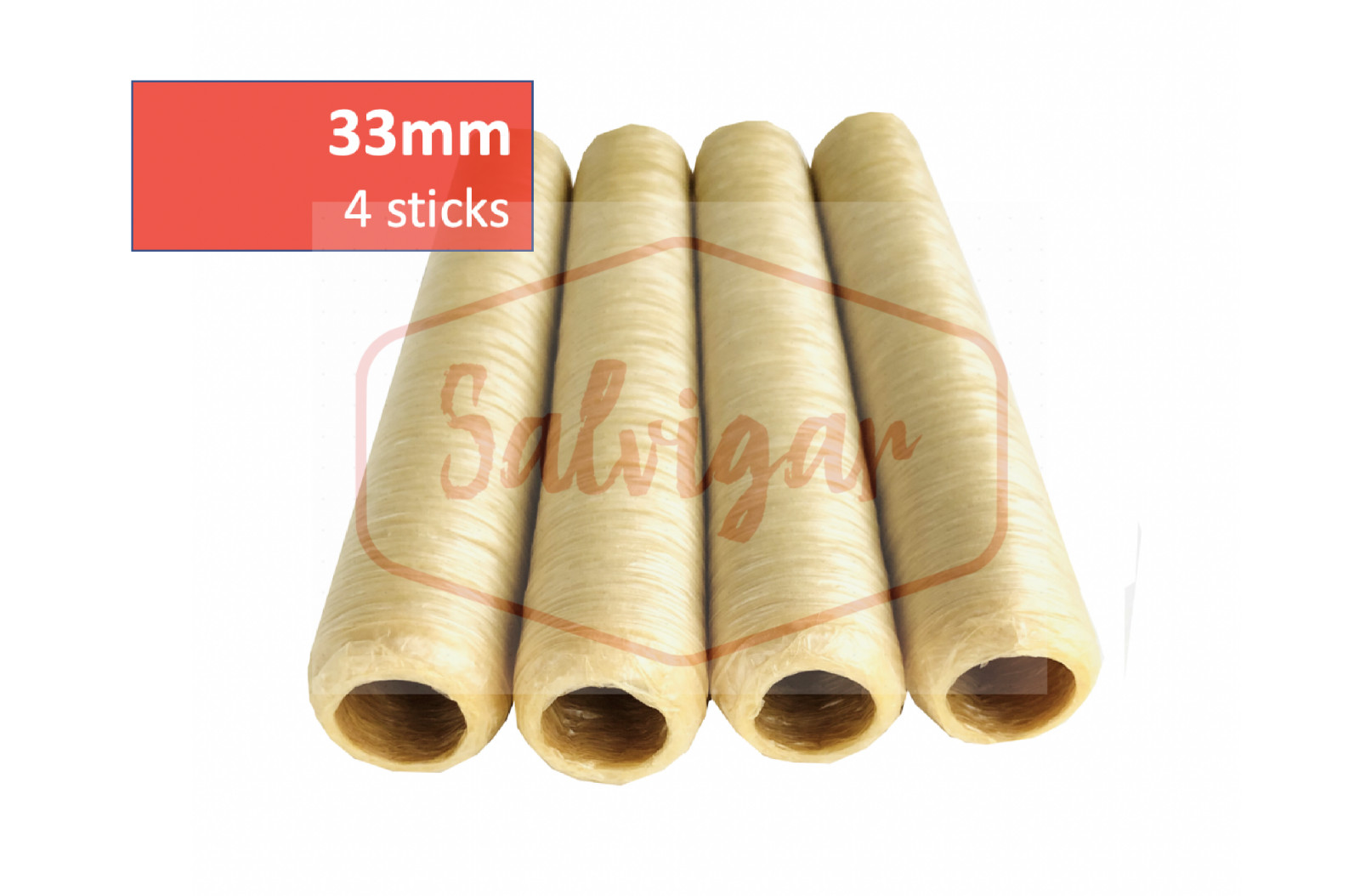Collagen Casings Dry 33mm / 50ft Lenght for stuffing 84 Lb 360 sausages 4 sticks