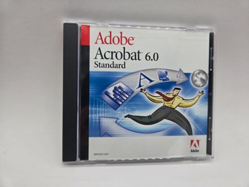 Adobe Acrobat 6.0 Standard for Use with Mac Upgradr Comes With Serial Number