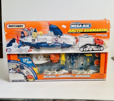 1999 Matchbox Mega Rig Arctic Submarine Sealed, Brand New Super Rare