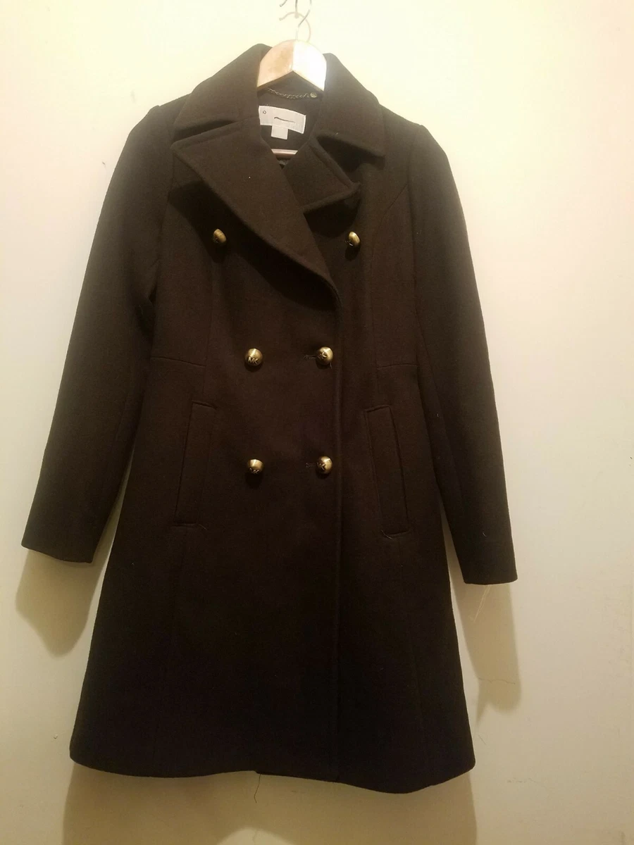 Michael kors clearance pea coat womens