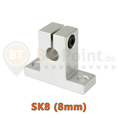 Wellenhalter SK8 8mm linear rail shaft SH8A 3D Drucker Printer CNC RepRap Prusa