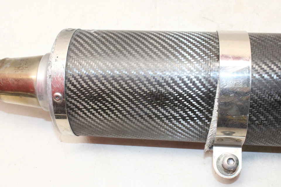 Silenciador de tubo de escape Honda Super Hawk 1000 Vtr1000f 1998 silenciador de lata deslizable Foto 4 de 4