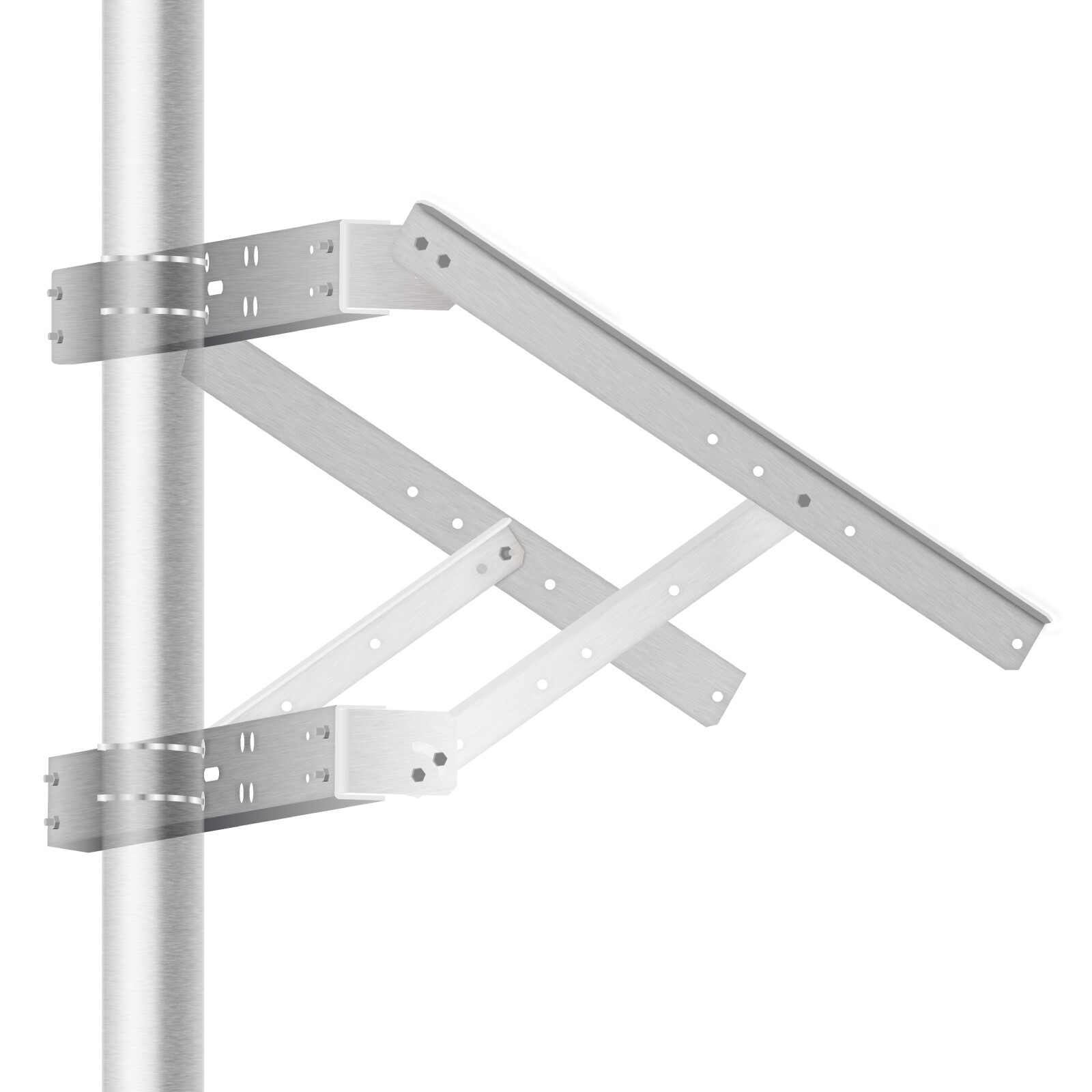 Newpowa Solar Panel Pole/Wall Mounting Bracket Heavy-Duty Of