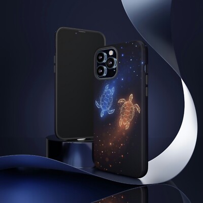Turtle Galaxy Space Cover Case for iPhone 8 Plus 11 12 13 14 Pro Max Mini