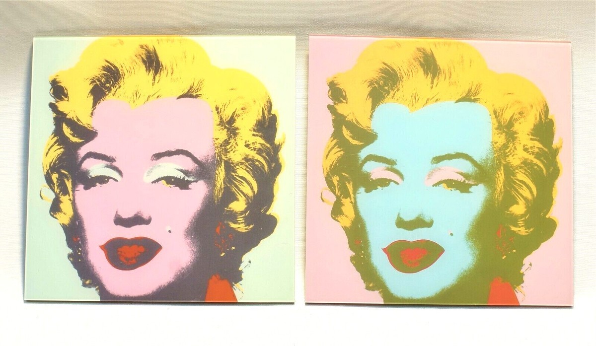Marilyn Monroe 1967 (pale pink) POP-Art Frame 2pcs set(9.4'*9.4