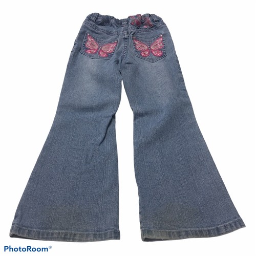 Arizona Jeans Co. Girls Jeans Size 5 Ajustable Waist Denium - Picture 2 of 6