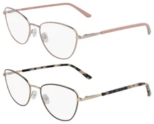 Calvin Klein Women's Slim Cat Eye Eyeglass Frames w/ Flex Hinge - CK20305