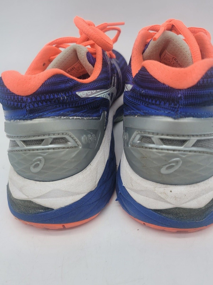 Asics Gel Kayano 23 Lite Show Blue Orange Running Sneakers Shoe