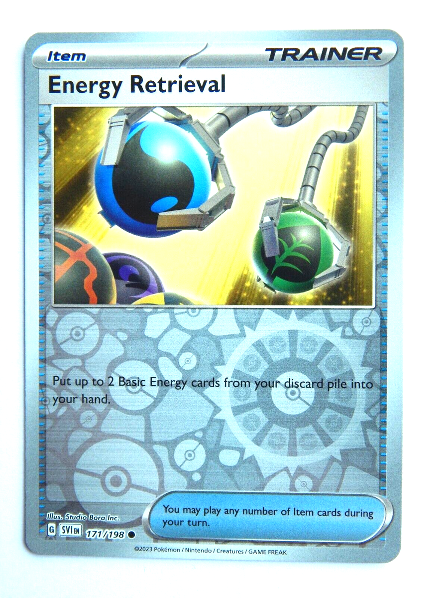 Energy Retrieval 171/198 NM Pokemon Card Scarlet & Violet