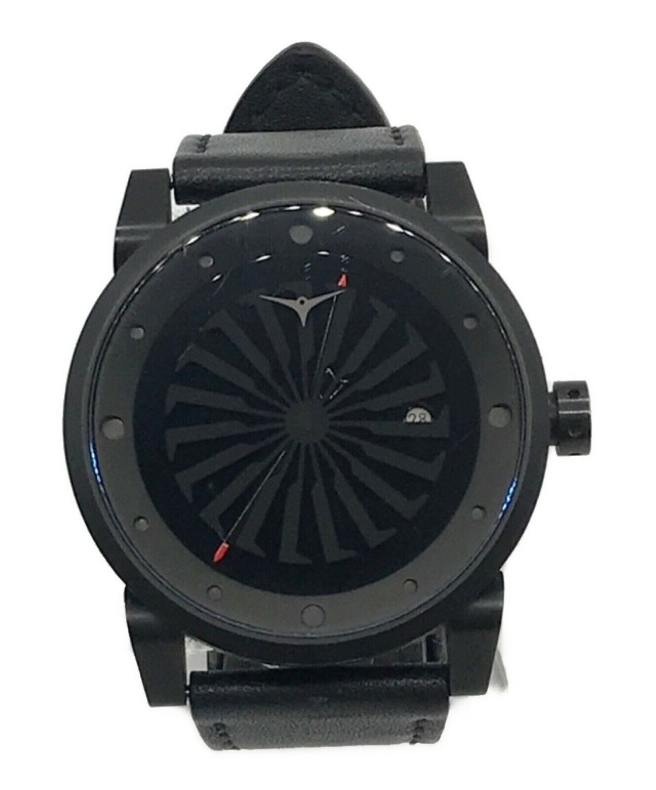 ZINVO BLADE Full black mens Automatic Watch 44mm
