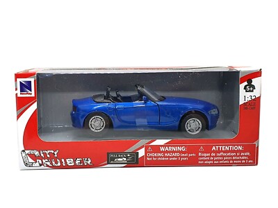 Blue 1:32 BMW Z4 City Cruiser Pullback Kids Boy Model Diecast Toy