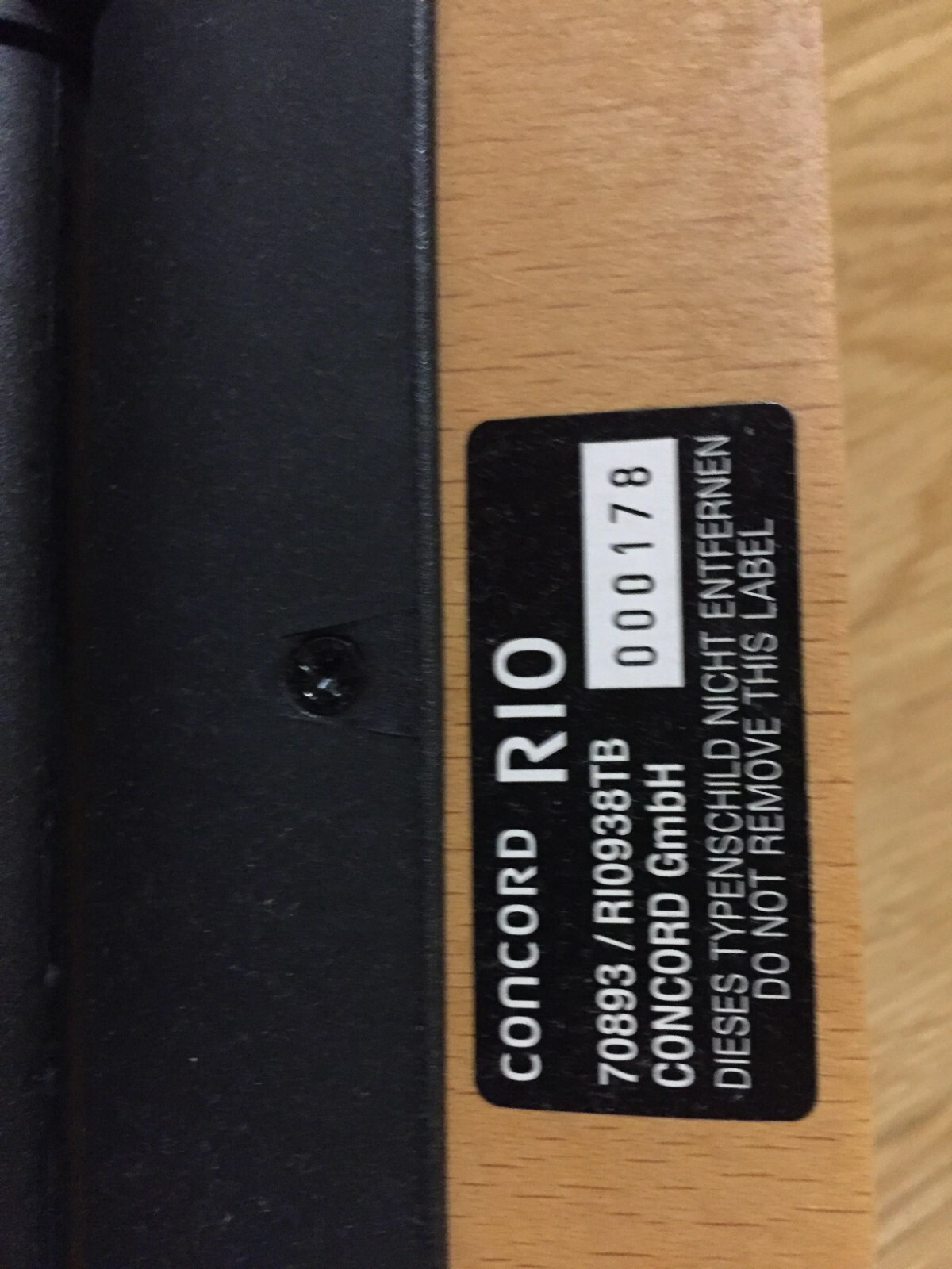 concord rio baby rocker