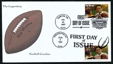 USA, SCOTT # 3144 & 3149, LIMITED HOMESPUN FDC COVER - FOOTBALL COACH POP WARNER