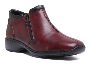 burgundy short boots