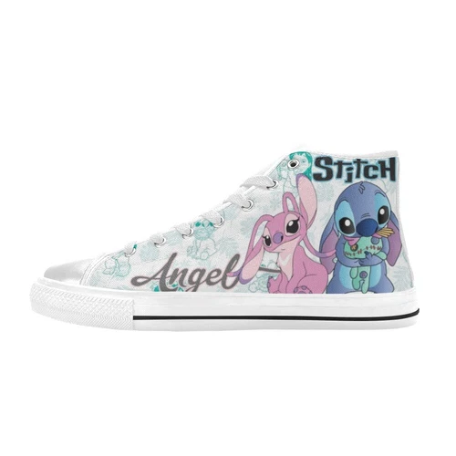 Ohana Stitch Angel High Top Sneakers
