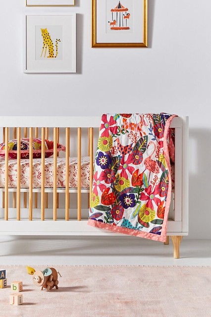 anthropologie crib bedding