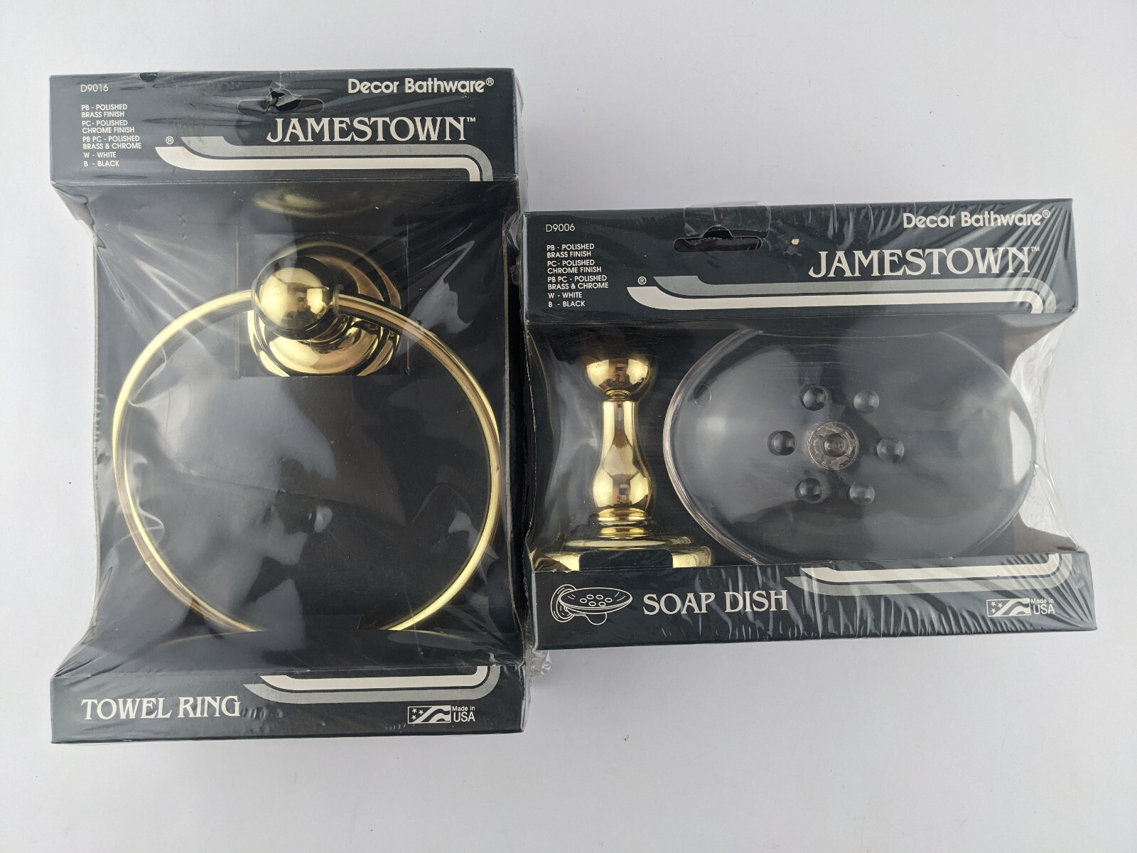 Ring & Soap Dish - Polished Brass - Jamestown Series