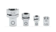 New Proto 4 Piece Ratcheting Wrench Ratchet Adapter Set Fractional JHA4S