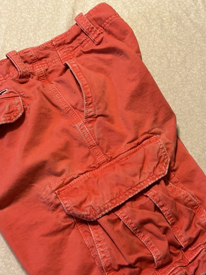 Pantalones cortos cargo Coral Hollister talla 31 para hombre Foto 3 de 4