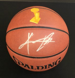 kyrie irving autographed basketball