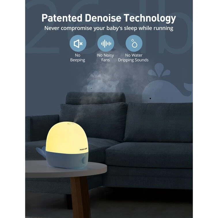 Easy Clean Cool Mist Humidifier with Gentle Night Light and Automatic Shut Off S - Image 3 of 4