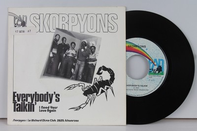 7'' Single - SKORPYONS - Everybody´s Talkin´ - I Need Your Love Again - PAN 1975