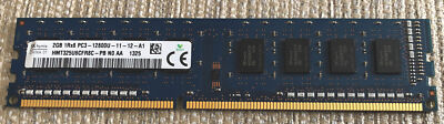 SK Hynix 2GB 1Rx8 PC3-12800U DDR3 1600Mhz Desktop Memory RAM (A