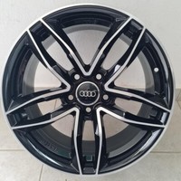 1 Cerchio Lega Nuovo Audi Q3 Q2 Q3 R17 Nero Lucido Diamantato Ls004268