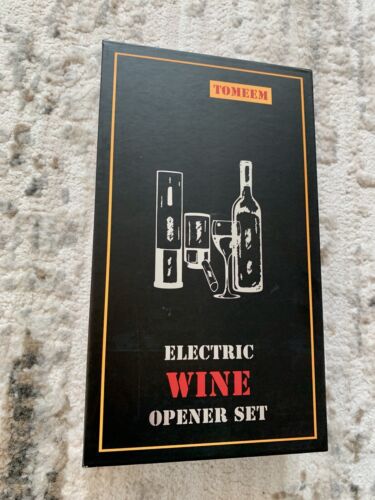 Wiederaufladbares elektrisches Wein Geschenkset - Belüfter, Vakuumstopfen, Folienschneider und - Bild 3 von 4