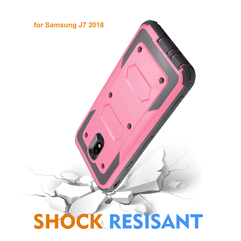 For Samsung Galaxy J7 2018 (Holster Defender Built In Screen Fits - Foto 6