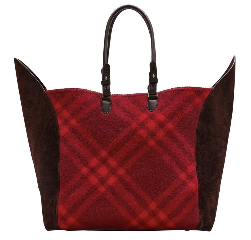 BURBERRY Extra Large Shield Tote Bag (Red) RRP £2,690 image 2