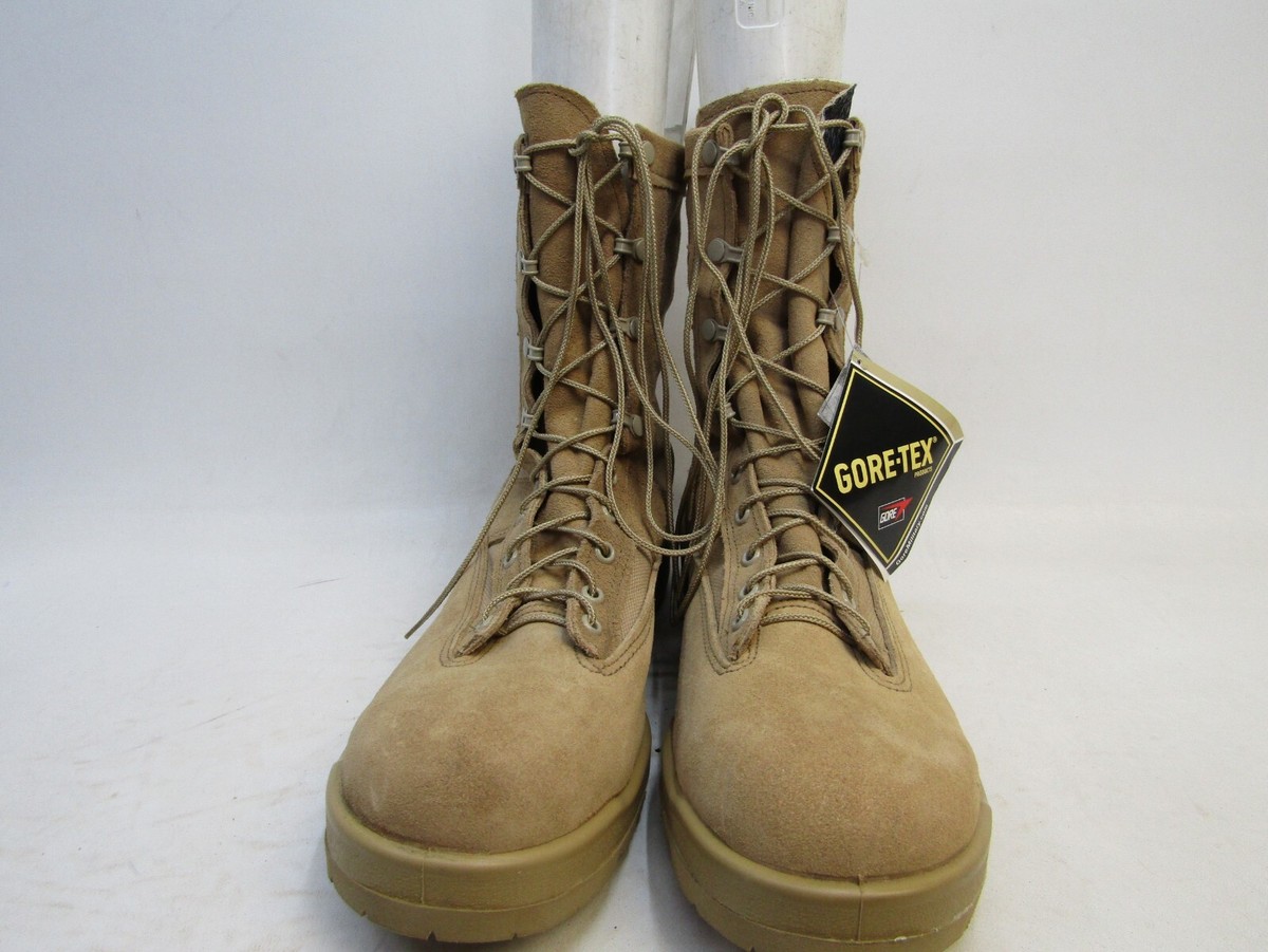 EUC Belleville Mens Sz 13.5 R Tan Suede Gore-Tex Combat Tactical Military Boots EUC Belleville Mens Sz 13.5 R Tan Suede Gore-Tex Combat  main image 4