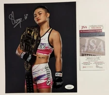 Stamp Fairtex Signed ONE FC MMA muay thai Signed 8x10 Photo JSA Cert Autograph