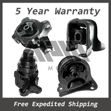 K0886 For 1995 Honda Accord 2.2L DX/LX MANUAL Engine & Transmission Mount Kit 4X