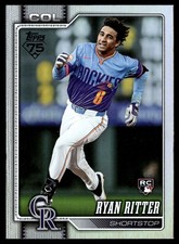 2026 Topps #18 Ryan Ritter Rainbow Foil