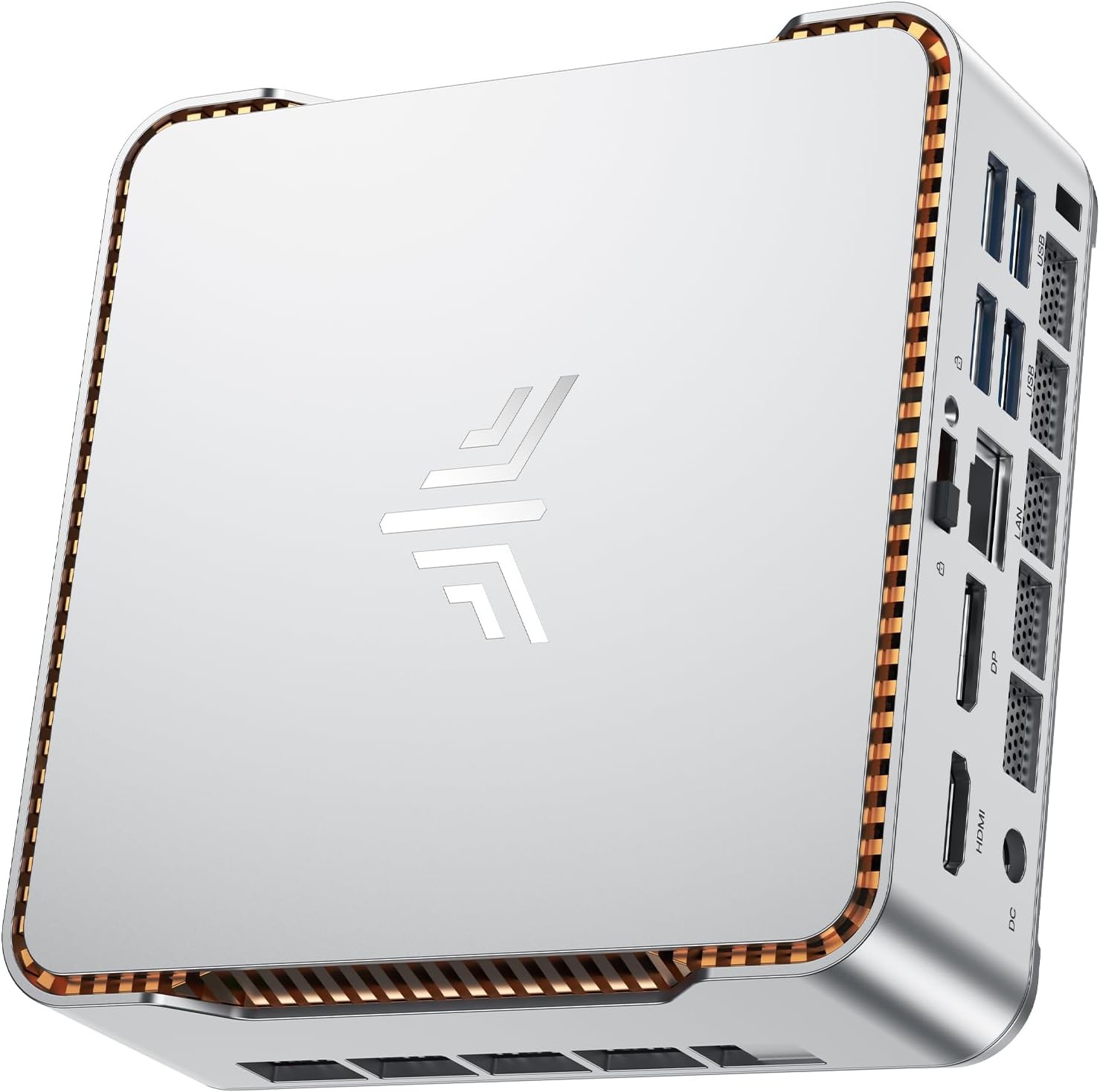 KAMRUI Mini PC AMD Ryzen Embedded R2544 Mini Desktop Computer 8GB DDR4 256GB SSD