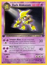Dark Alakazam - 18/82 - Pokemon Team Rocket 1st Edition Rare Card WOTC NM on eBay
