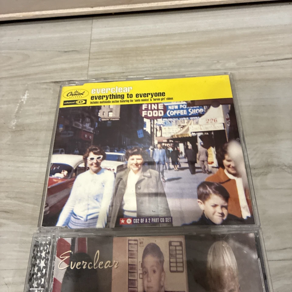 Everclear 2 CD LOT Everything To Everyone 1998 UK Import & Sparkle & Fade - Image 2 of 4