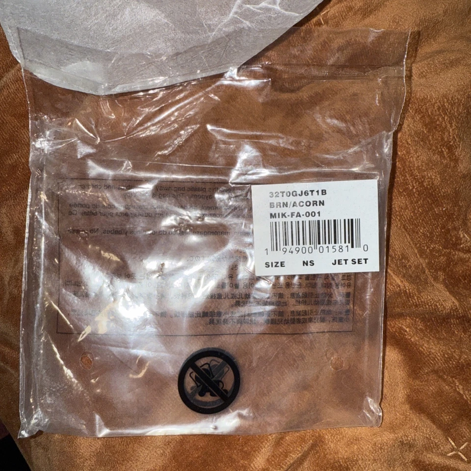 Michael Kors Jetset Soporte Pasaporte Cuero Accesorio de Viaje Brn/Acorn Foto 2 de 4