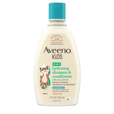 Aveeno Kids 2-in-1 Shampoo Conditioner for Sensitive Skin, 12 Fl. Oz