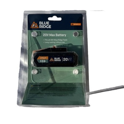Blue Ridge Tools 20V Replacement Battery: 2Ah Power Tool Battery New in Package