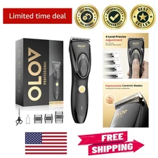 Versatile Cordless Hair Clipper with 4 Length Settings for All Hair Types