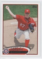 2012 Topps Jordan Zimmermann #75 7a8