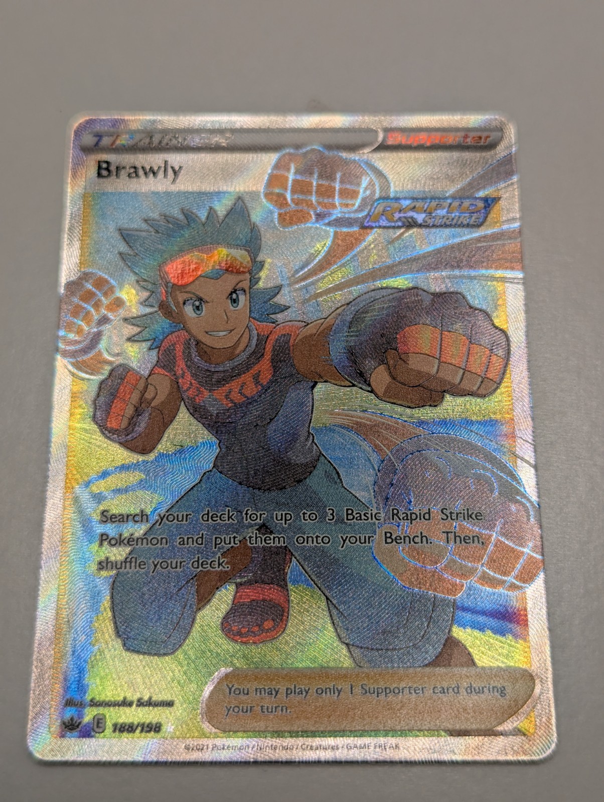 Brawly (Full Art) 188/198 Swsh06: Sword & Shield - Chilling Reign Holo
