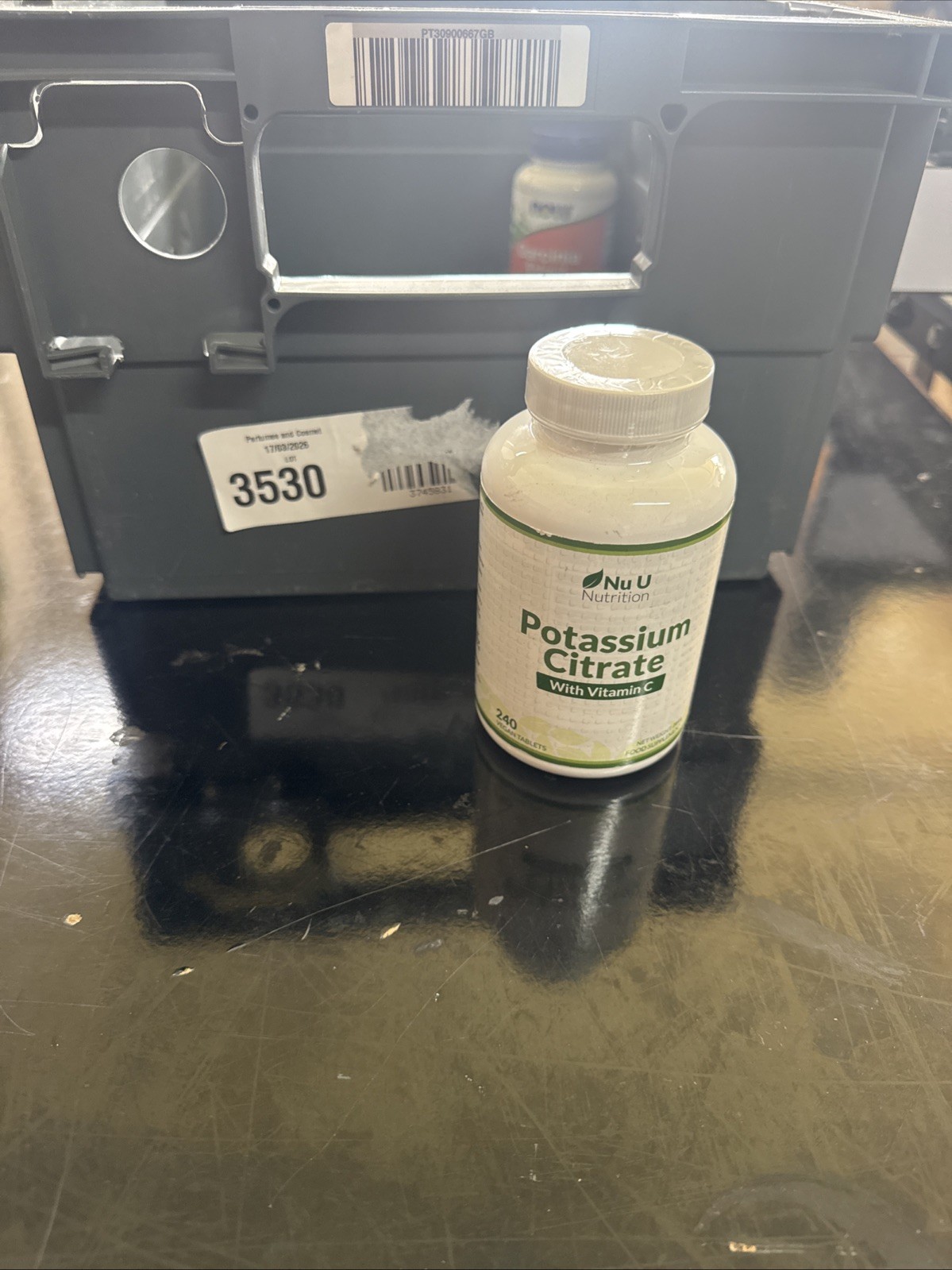 Potassium Citrate 1390 mg with Vitamin C, Vegan Tablets 240