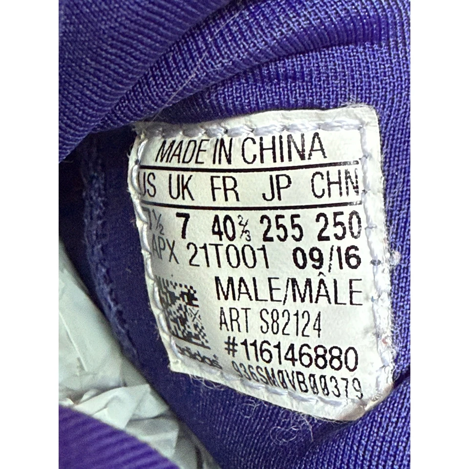 Adidas Y-3 Qasa High Dark Blue Purple Released January 2017 Rare size 7.5 - Image 2 of 4