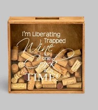 Cork Collection Box Wine Prosecco Wedding Gift Home Gift For Couples Home Bar