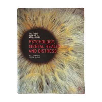 Palgrave Macmillan Psychology, Mental Health and Distress PB 2013 Cromby