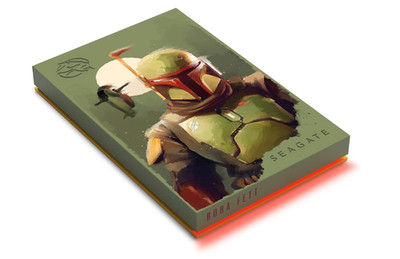 Seagate Firecuda Gaming 2TB ext Festplatte USB3.0 Star Wars Boba Fett Drive